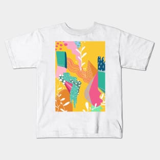 Colourful Abstract Art Kids T-Shirt